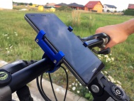 Obrotowy uchwyt do telefonu komórkowego na rower