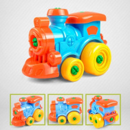 Zabawka dla dzieci do skręcania- lokomotywa