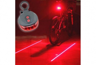 Laserowe światło rowerowe