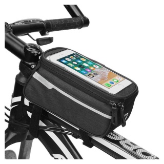 Torba rowerowa na smartfon - czarna