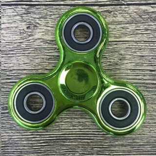 Fidget Spinner - Metalowy - Zielony