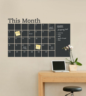 Samoprzylepny kalendarz