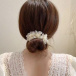 Spinka do włosów w kształcie kwiatka- kremowa