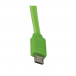 Świecący kabel USB do transmisji danych zielony