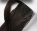 Treska do włosów w kształcie kucyka - ciemny brąz