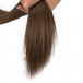 Treska do włosów w kształcie kucyka - brązowa
