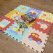 Piankowy dywan z puzzli