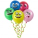 Balony z twarzami